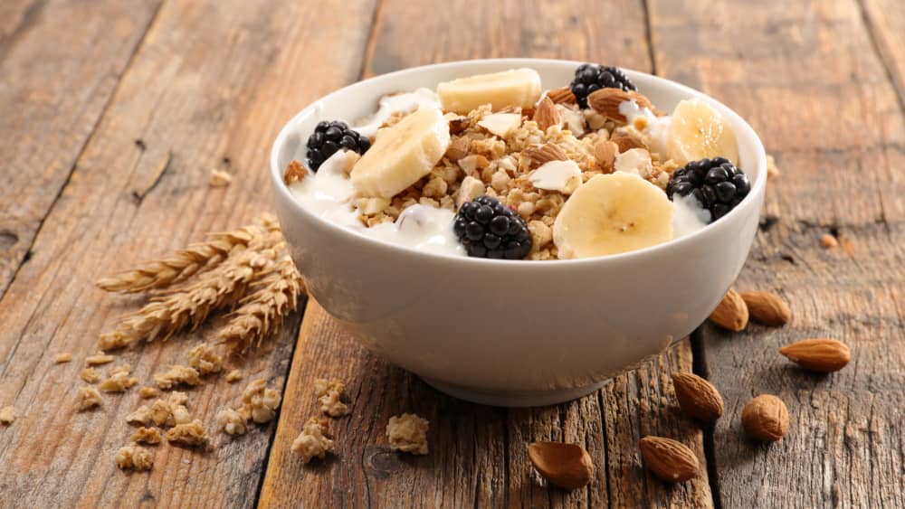 desayunos proteicos yogurt