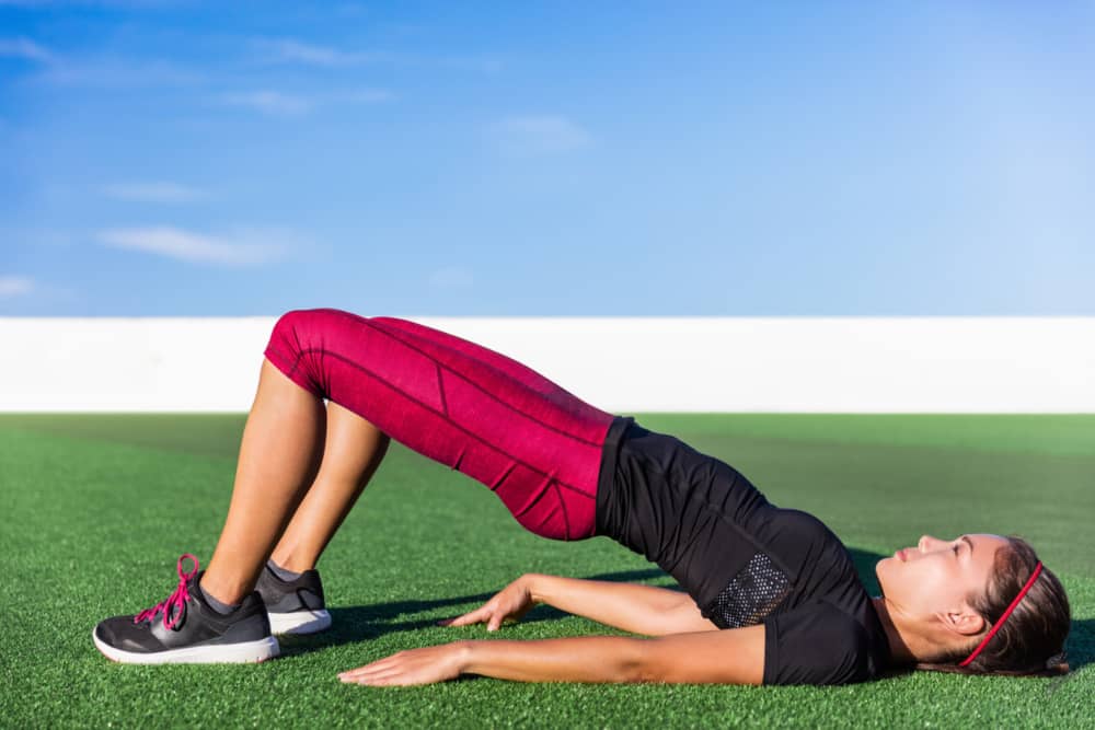 Ejercicios para piernas y glúteos puente