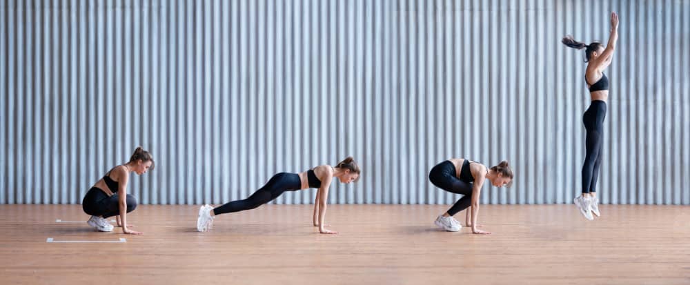 Ejercicios para hacer en casa: burpees